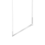 Sonneman Thin-Line Bright Satin Aluminum 48W x 1H Pendant
