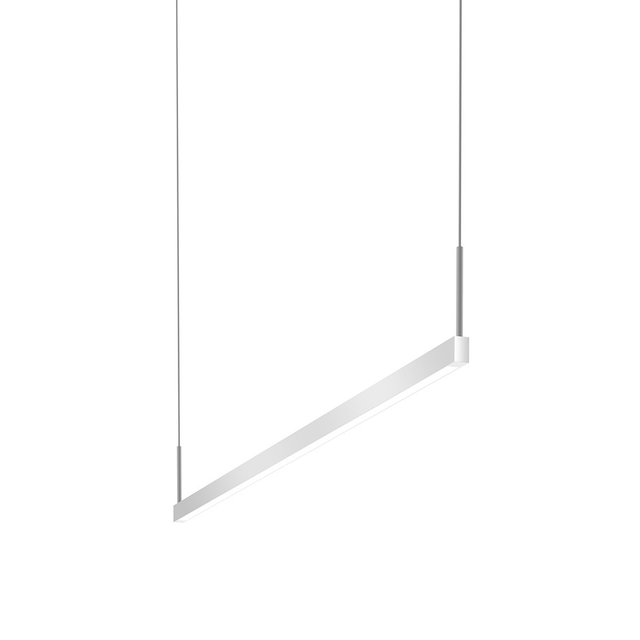 Sonneman Thin-Line Bright Satin Aluminum 48W x 1H Pendant