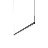 Sonneman Thin-Line SATIN BLACK 48W x 1H Pendant