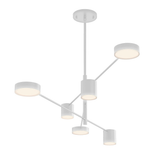 Sonneman Counterpoint Satin White 45W x 10H Pendant