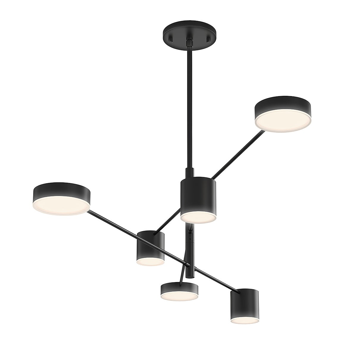 Sonneman Counterpoint SATIN BLACK 45W x 10H Pendant