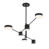 Sonneman Counterpoint SATIN BLACK 45W x 10H Pendant