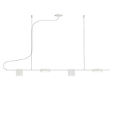 Sonneman Counterpoint Satin White 42W x 4L x 3H Pendant