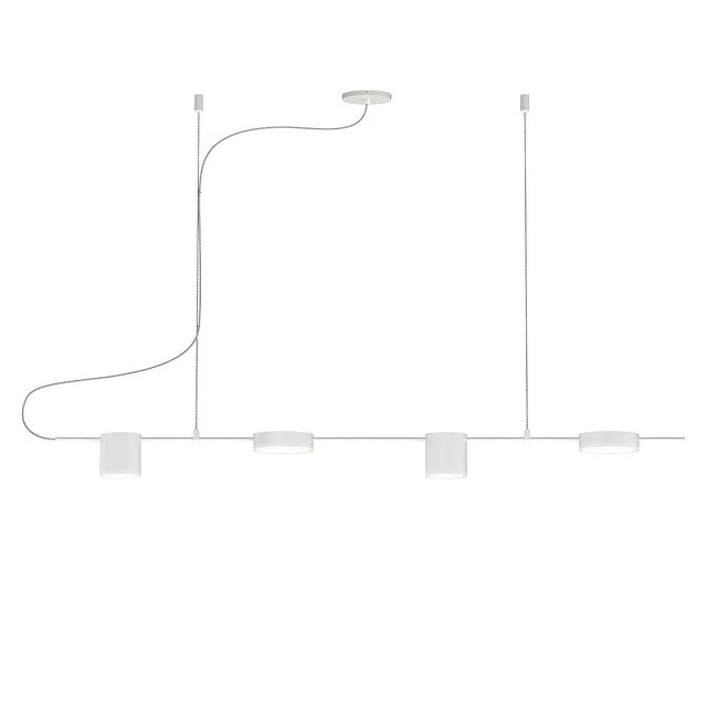 Sonneman Counterpoint Satin White 42W x 4L x 3H Pendant