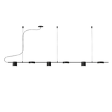Sonneman Counterpoint SATIN BLACK 63.75W x 4L x 3H Pendant
