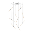 Sonneman Ballet Bright Satin Aluminum 21.25W x 3.25H Pendant