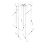 Sonneman Ballet Bright Satin Aluminum 21.25W x 3.25H Pendant