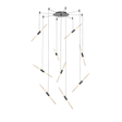 Sonneman Ballet SATIN BLACK 21.25W x 3.25H Pendant