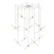 Sonneman Ballet Bright Satin Aluminum 27.25W x 3.25H Pendant