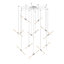 Sonneman Ballet Bright Satin Aluminum 27.25W x 3.25H Pendant