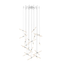 Sonneman Ballet Bright Satin Aluminum 48.5W x 3.25H Pendant