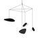 Sonneman Papillons SATIN BLACK 31W x 6.75H Pendant