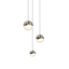 Sonneman Grapes SATIN NICKEL 8.25W x 3.75H Pendant