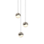 Sonneman Grapes SATIN NICKEL 7.75W x 3.25H Pendant