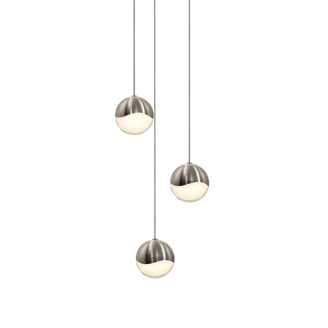 Sonneman Grapes SATIN NICKEL 7.75W x 3.25H Pendant