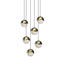 Sonneman Grapes BRASS 11.25W x 3.25H Pendant