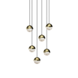 Sonneman Grapes BRASS 10.5W x 2.5H Pendant