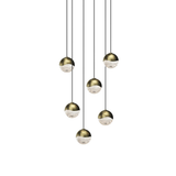 Sonneman Grapes BRASS 10.5W x 2.5H Pendant