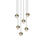 Sonneman Grapes BRASS 10.5W x 2.5H Pendant