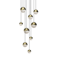 Sonneman Grapes BRASS 13.75W x 3.75H Pendant
