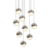 Sonneman Grapes SATIN NICKEL 13.25W x 3.25H Pendant