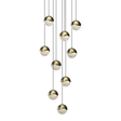 Sonneman Grapes BRASS 13.25W x 3.25H Pendant