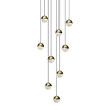 Sonneman Grapes BRASS 12.5W x 2.5H Pendant