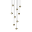 Sonneman Grapes BRASS 12.5W x 2.5H Pendant