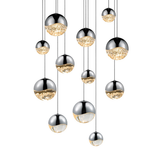 Sonneman Grapes POLISHED CHROME 17W x 3.75H Pendant