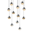 Sonneman Grapes POLISHED CHROME 15.5W x 2.5H Pendant