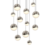 Sonneman Grapes SATIN NICKEL 17W x 3.75H Pendant
