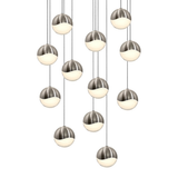 Sonneman Grapes SATIN NICKEL 16.25W x 3.25H Pendant