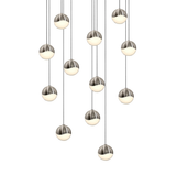 Sonneman Grapes SATIN NICKEL 15.5W x 2.5H Pendant
