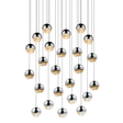 Sonneman Grapes POLISHED CHROME 26.25W x 3.25H Pendant