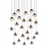 Sonneman Grapes POLISHED CHROME 26.25W x 3.25H Pendant