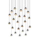 Sonneman Grapes POLISHED CHROME 25.5W x 2.5H Pendant