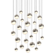 Sonneman Grapes SATIN NICKEL 27W x 3.75H Pendant