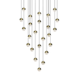Sonneman Grapes BRASS 25.5W x 2.5H Pendant