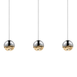 Sonneman Grapes POLISHED CHROME 37.75W x 3.75L x 3.75H Pendant