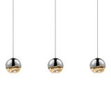Sonneman Grapes POLISHED CHROME 37.75W x 3.75L x 3.75H Pendant