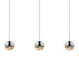 Sonneman Grapes POLISHED CHROME 37.25W x 3.25L x 3.25H Pendant