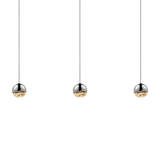 Sonneman Grapes POLISHED CHROME 36.5W x 2.5L x 2.5H Pendant