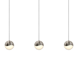Sonneman Grapes SATIN NICKEL 37.25W x 3.25L x 3.25H Pendant