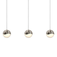 Sonneman Grapes SATIN NICKEL 37.75W x 3.75L x 3.75H Pendant