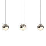 Sonneman Grapes SATIN NICKEL 37.75W x 3.75L x 3.75H Pendant