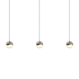 Sonneman Grapes SATIN NICKEL 36.5W x 2.5L x 2.5H Pendant