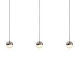 Sonneman Grapes SATIN NICKEL 36.5W x 2.5L x 2.5H Pendant