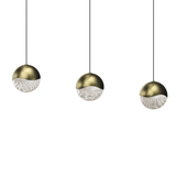 Sonneman Grapes BRASS 37.75W x 3.75L x 3.75H Pendant