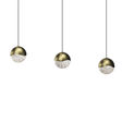 Sonneman Grapes BRASS 37.25W x 3.25L x 3.25H Pendant