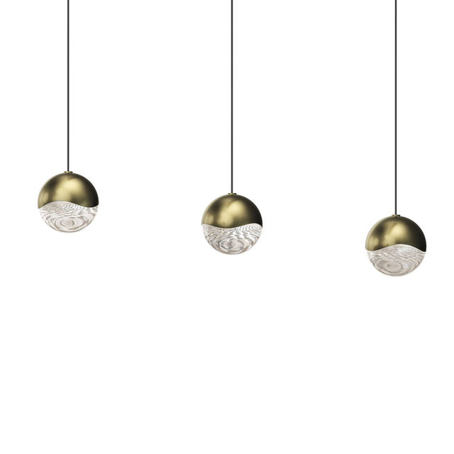 Sonneman Grapes BRASS 37.25W x 3.25L x 3.25H Pendant